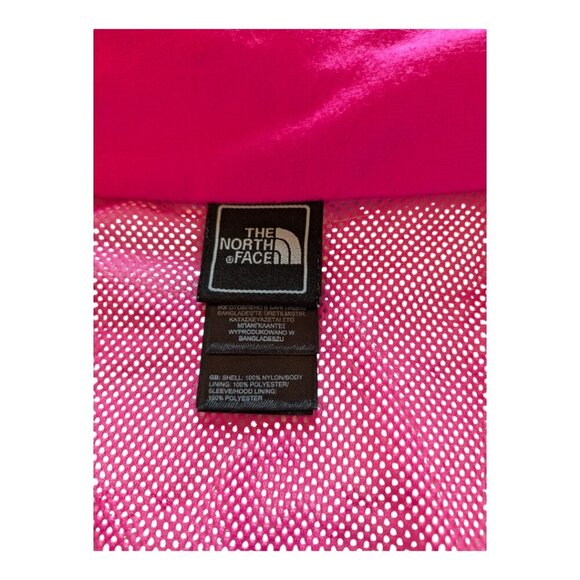The North Face Women's Resolve Rain Jacket/Parka, Green & Pink - Picture 8 of 14